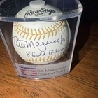 Bill Mazeroski Signed Gold Glove Baseball With 8 Gold Gloves Inscription