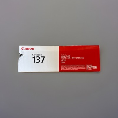 Canon 137 Black Toner Cartridge OEM imageCLASS MF210 943B001