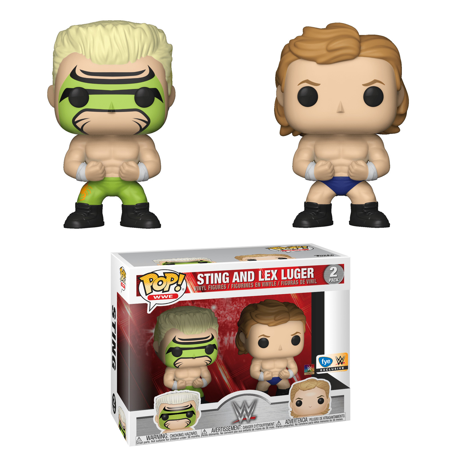 Funko Pop! Figura Vinilo Exclusiva Wwe Sting &Amp; Lex Luger Fye