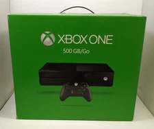 Empty console box for Microsoft Xbox One 500GB Capacity Text Variant w/ Inserts