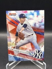 Clarke Schmidt 2017 Bowman's Best #TP-24 rookie card, New York Yankees. rookie card picture