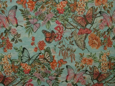 Rubans Dossier Rideau Tapisserie Couture Papillons Dans Le Ciel Tapisserie - Photo 1/4