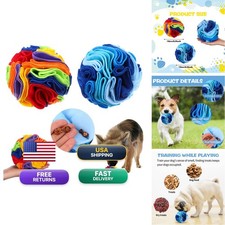 Droutti 2 Packs Snuffle Ball For Dogs Stress Relief Interactive Dog Enrichment