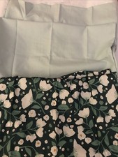 Room Essentials Body Pillow Covers - Green/Floral - 20 x 50 in - 2 Pk NEW