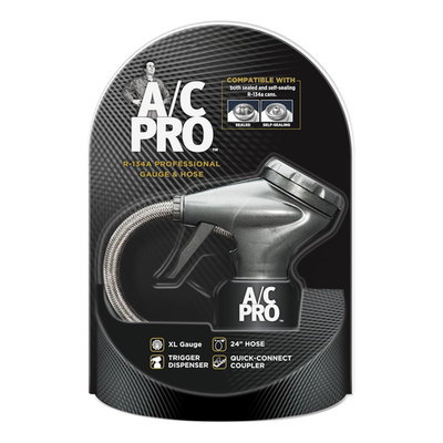 #ad AC Pro Car Auto AC Recharge Gauge and Hose R134a Quick Connect and Reusable Kit $31.70