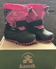 Kamik Toddler Waterproof Winter Boots Pink, Size 8