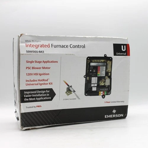 White Rodgers EMERSON Integrated Furnace Control UNIVERSAL With Ignitor Kit NEW