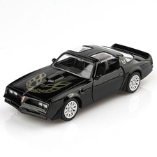 TOKAXI 1/36 Scale 1978 Pontiac Firebird Trans Am Diecast Car 5 inches, Black
