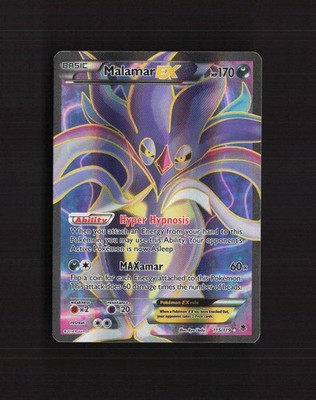 Malamar EX 115/119 Phantom Forces Full Art Ultra Rare Holo Pokemon Card MP