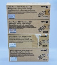 Xerox Phaser 6500 WorkCentre 6505 High Capacity Toner -Black/Cyan/Magenta/Yellow