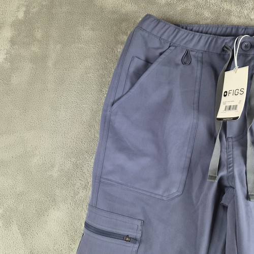 Figs Scrub Pants Mens XS (30x31) Blue Cairo Cargo Technical Collection Nurse NEW - Picture 6 of 16