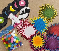Bulletin Board Cutouts Classroom - Party Decor - Pom Pom Package