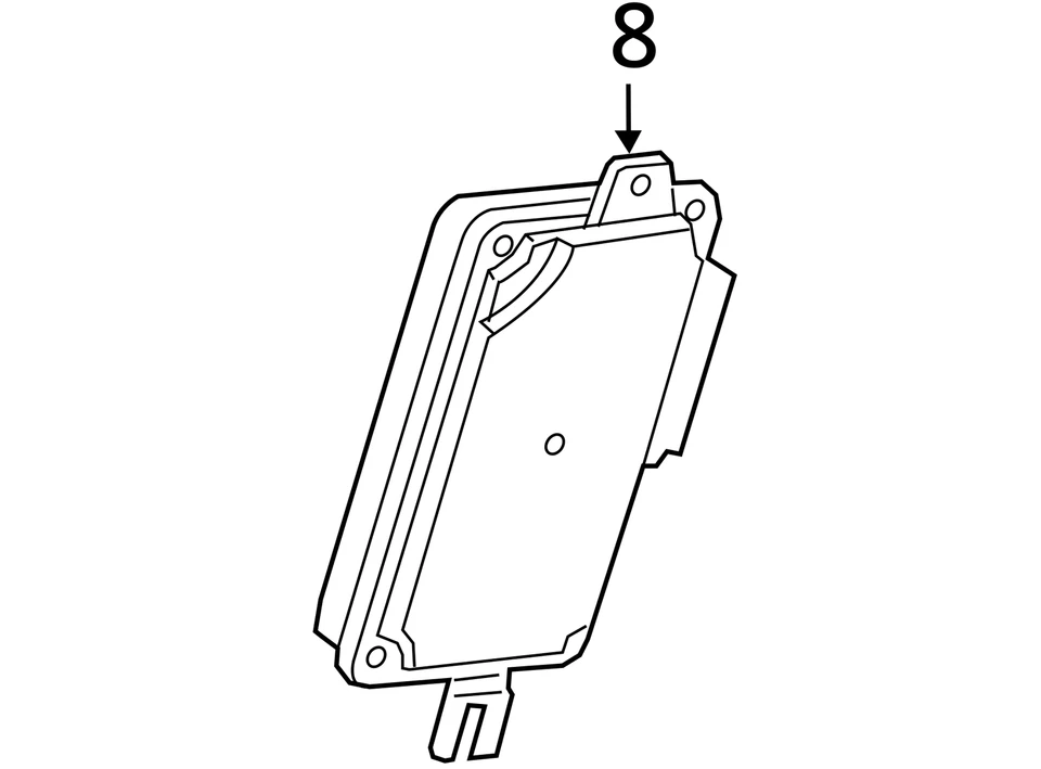 BMW M8 SAS 2020 sensor de ángulo de dirección módulo de control de frenos 9500025 OEM Foto 4 de 4