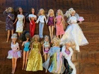 Lot of 13 Barbie Dolls Vintage 90s Y2K Fully Dressed Fashion Gowns Mattel