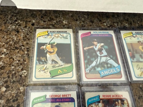 1980 topps baseball🔥🔥 cards complete set. Rickey Henderson Rookie.  Great Set - Bild 4 von 14