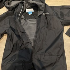 Columbia Lightweight Hooded Rain Jacket Size 14/16