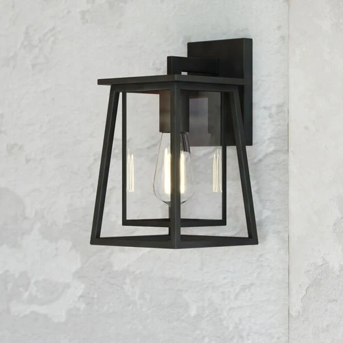 Vaxcel Lighting T0607 Blackwell 12" Tall Outdoor Wall Sconce - Black - Picture 10 of 10