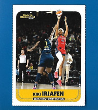 2025 SI Sports Kids Kiki Iriafen Rookie Card, Washington Mystics WNBA #1206