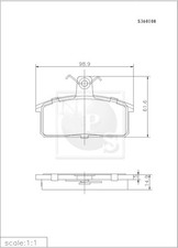 Plaquette de frein Seat FURA