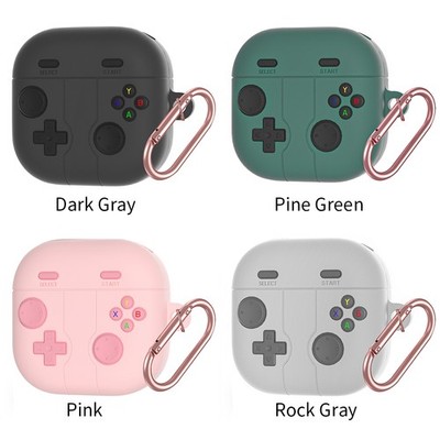For Samsung Galaxy Buds4/Buds4 Pro Shockproof Silicone Case Cover with Keychain