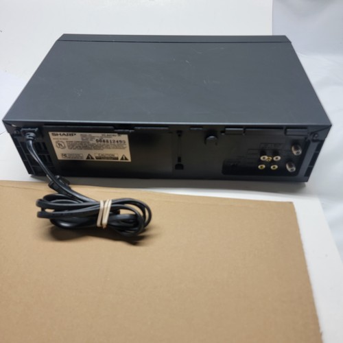Sharp VC-A410U VCR 4 Head Sharp Super Picture Tested Working - Picture 9 of 12