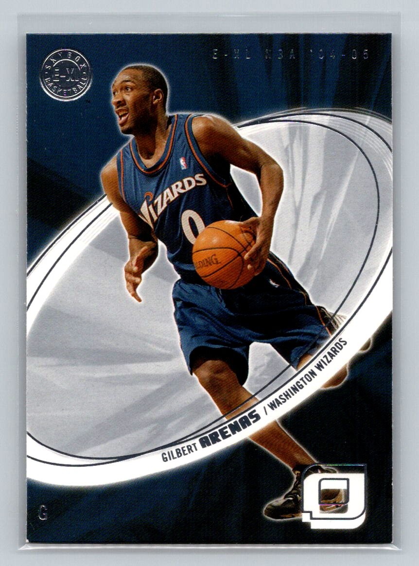 2004-05 SkyBox E-XL #21 Gilbert Arenas Washington Wizards Basketball Card