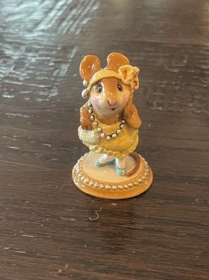 Wee Forest Folk M-171 Zelda in Sparkly Yellow Dress. No WFF Box. Excellent Cond.