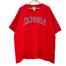Vintage Y2K Lee Sport Anaheim Angels David Eckstein Jersey Tee Shirt Mens XL MLB