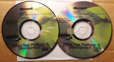 Microsoft MapPoint  2001 North America Full Version CD Set w/ License