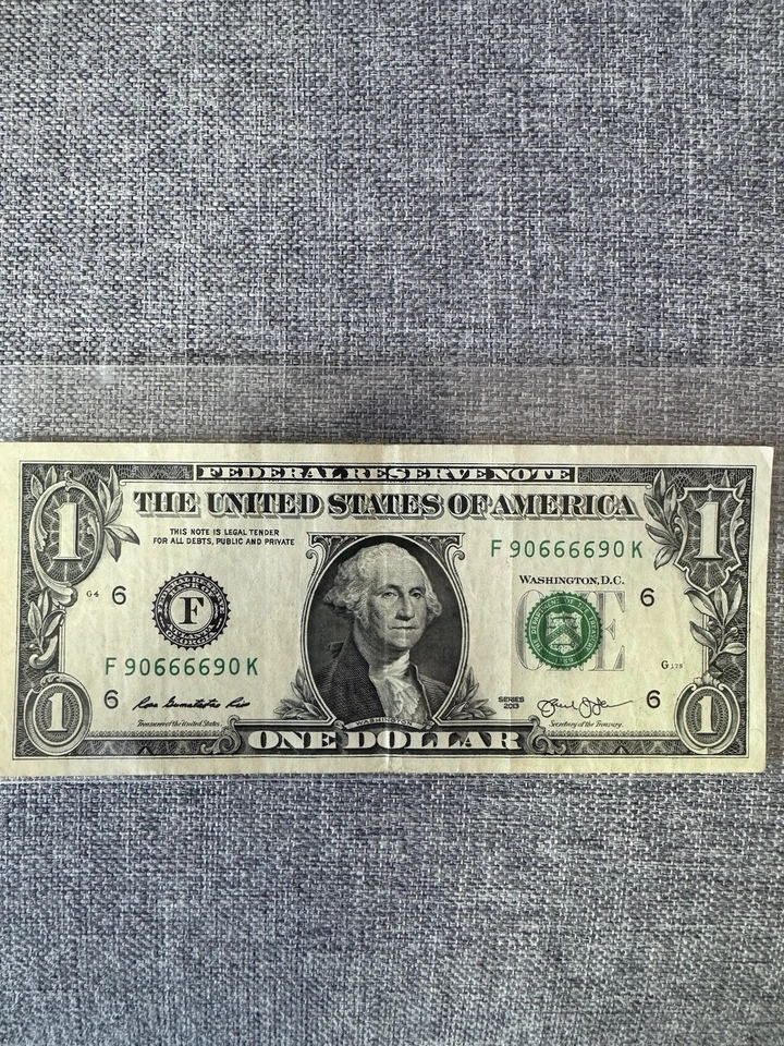 Fancy Serial $1 Flipper   Four Of-a-Kind Repeater (90666690)Good Cond 2013 - Image 2 of 3