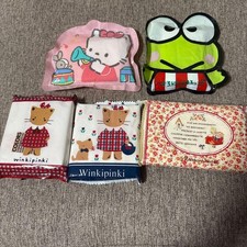 Sanrio Hello Kitty Keroppi Wrinkly Five Pack Pocket Tissues Sanrio Brand NWT