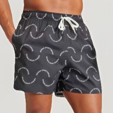 Adidas Wave Logo CLX Swim Shorts, Black, Size Medium, New With Tags