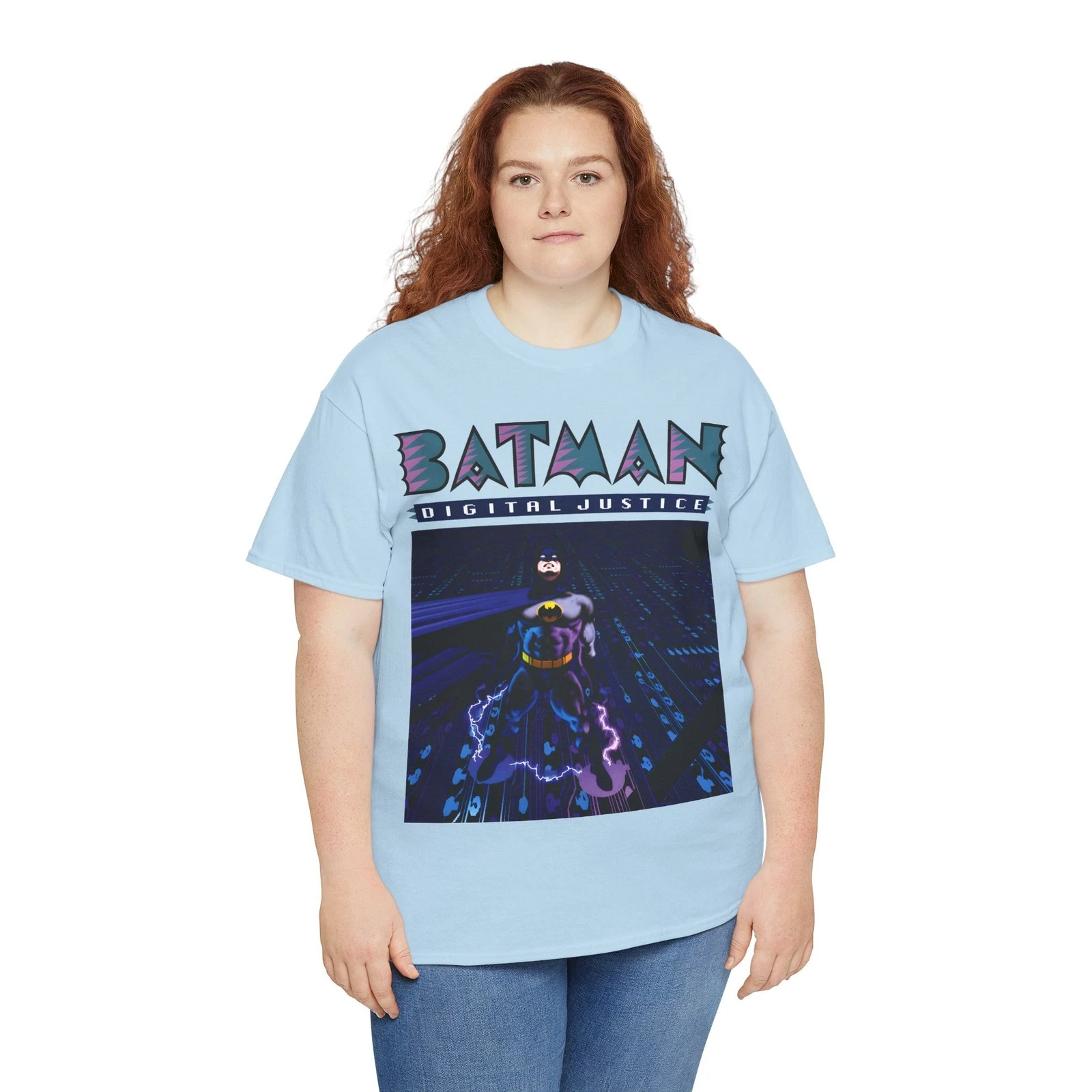 Batman Digital Justice T-Shirt - Pepe Moreno Computer Art - DC Comics