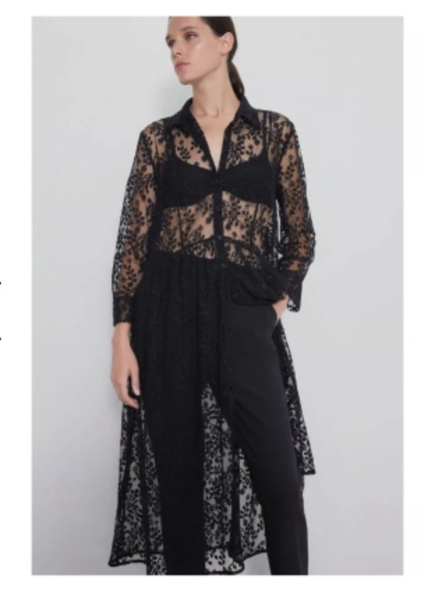 Sheer Shirt Dresses for sale | eBay