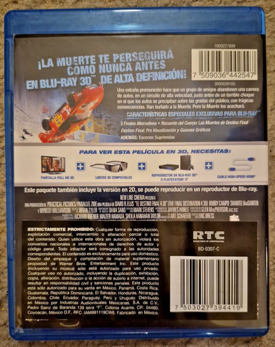 The Final Destination 4: 3D (3D/2D Blu-ray) - Imagen 2 de 2