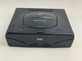 Sega Saturn Black Console Bundle MK-80000A w/ 2 OEM Controllers