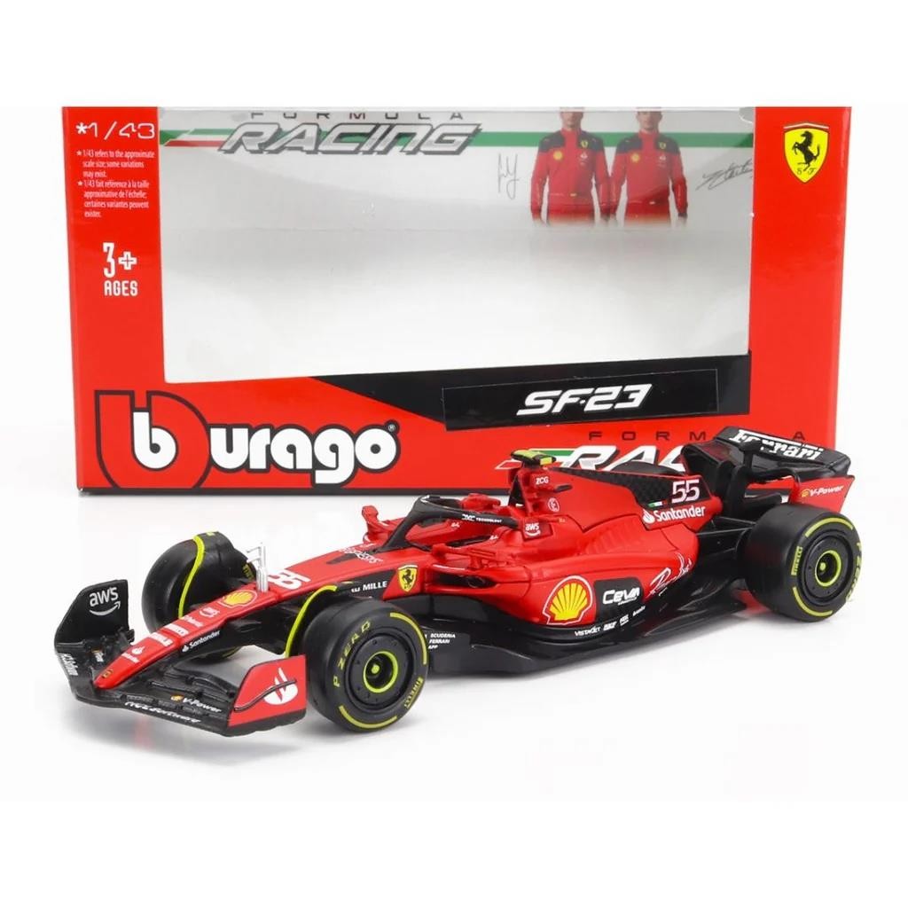 Carlos Sainz #55 Ferrari F1 2023 Season Car 1:43 Scale Bburago 36836S