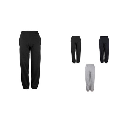 AWDis Kids Cuffed Sweatpants - Boys girls sports/PE/Casual jogging bottom 5-13