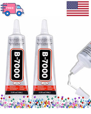 B-7000 Craft Glue for Jewelry Making - 110ml/3.7oz Grey 2 Pack