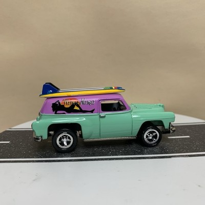 Johnny Lightning Surf Rods Waimea Mamas 1954 Chevy Panel Custom Green/Purple NM