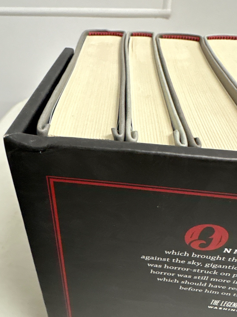 Word Cloud Classics Horror Collection Faux Leather Book Set of 6