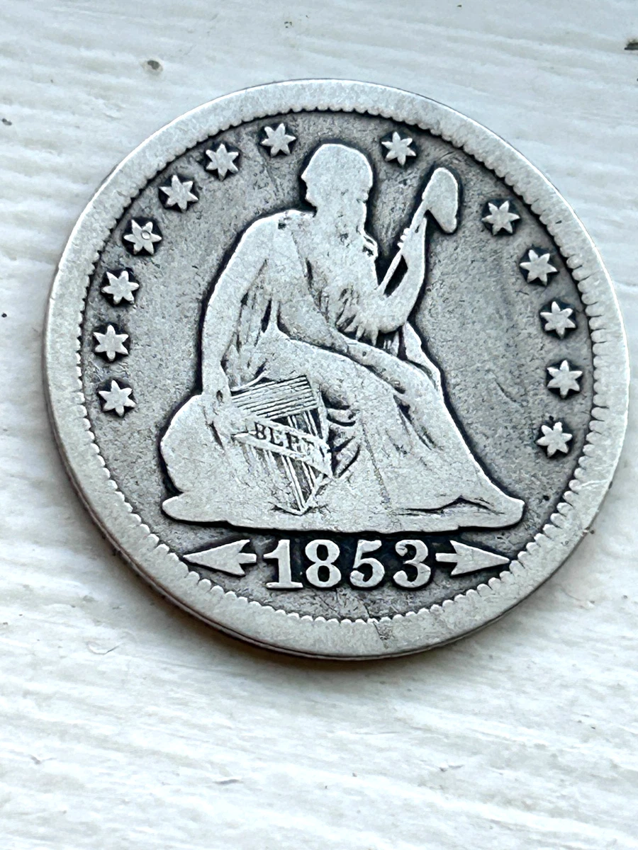 1853 Year Seated Liberty US Quarters (1838-1891) for sale | eBay
