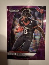 2025 Panini Prizm Draft Picks - Xzavier Henderson #15 Purple Wave Prizm (RC)🏟️