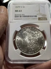 1879-S Morgan Silver Dollar NGC MS63