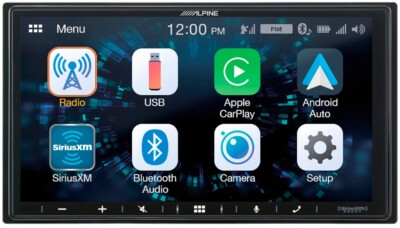 2009-2012 Dodge Ram 1500 Alpine Double Din Bluetooth Car Stereo