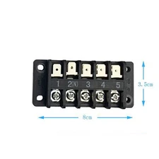 Row Wire Barrier Terminal Block Strip Wire Connector for Midea Air Conditioner