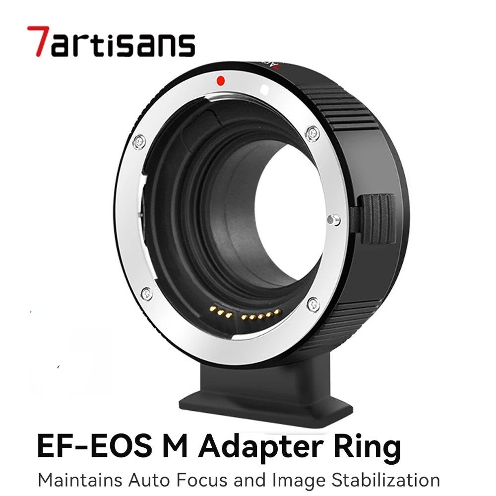 7artisans EF-EOS M auto AF lens adatper for Canon EF lens to Canon EOS M Cameras