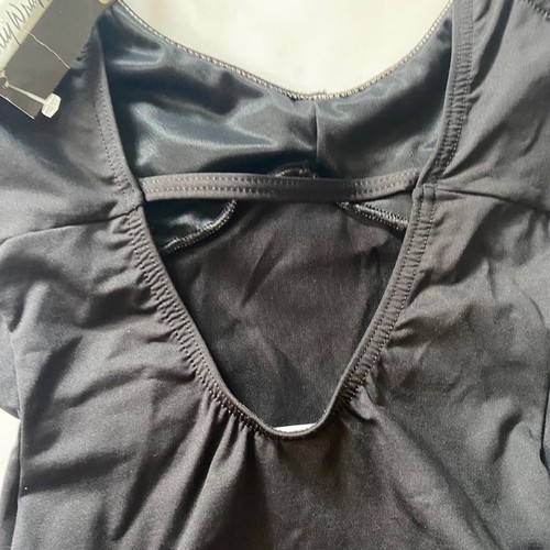NWT Body Wrappers Black Tank Leotard Adult Small P332 - Picture 4 of 6
