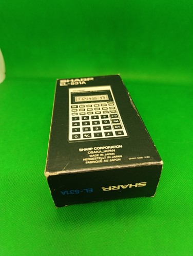 Calculatrice scientifique Sharp EL-531A Vintage Japan 80's - Complet En Boîte - Photo 5/18