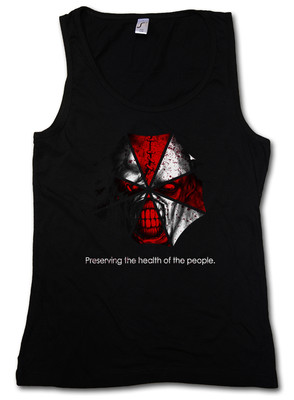 NEMESIS UMBRELLA TANK TOP GYM VEST Resident Corporation Corp Evil Zombie Wesker